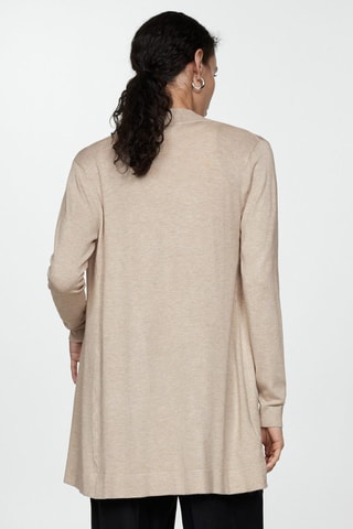 Cardigan maille fine - Sable