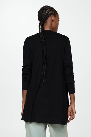 Cardigan maille fine - Noir