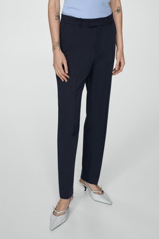 Pantalon droit costume - Bleu marine