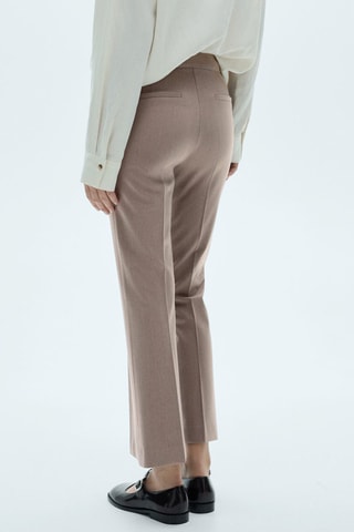 Pantalon fluide flare - Marron