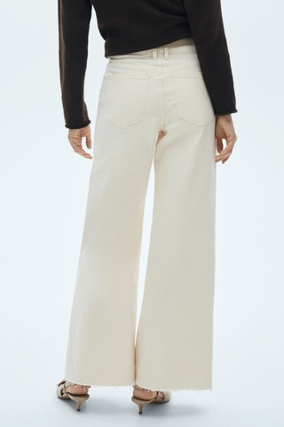 Jupe-culotte jean taille normale - Sable