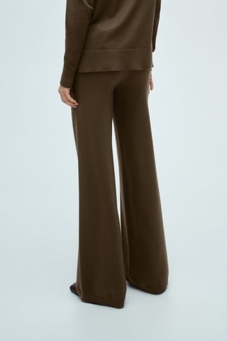 Pantalon wideleg - Kaki