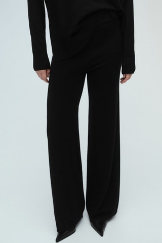 Pantalon wideleg - Noir