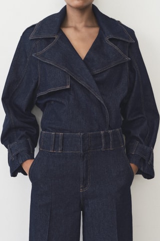 Pantalon wideleg - Bleu