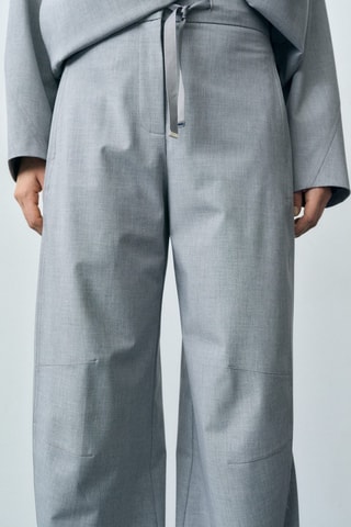 Pantalon de jogging cordon - Gris