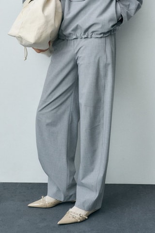 Pantalon de jogging cordon - Gris