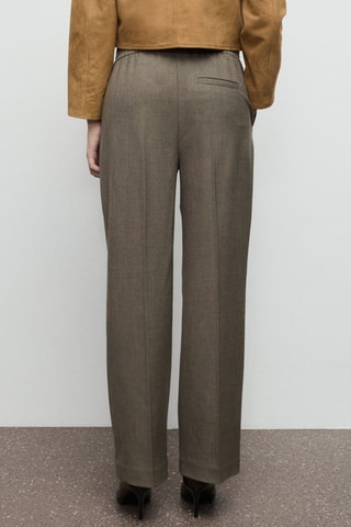 Pantalon wideleg - Vert