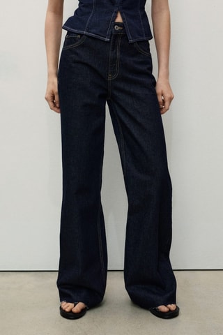 Jean wideleg - Bleu
