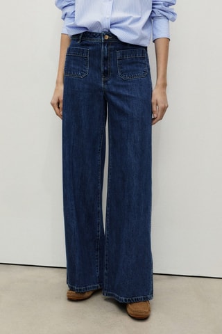 Jean wideleg - Bleu marine