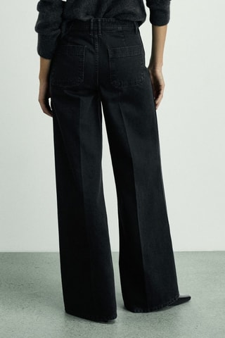 Jean wideleg - Noir