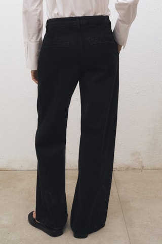 Jean Wideleg pinces - Noir