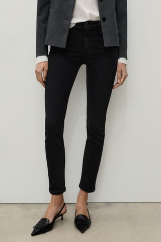 Jean skinny taille normale - Noir