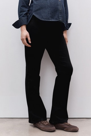 Jean de grossesse flare - Noir