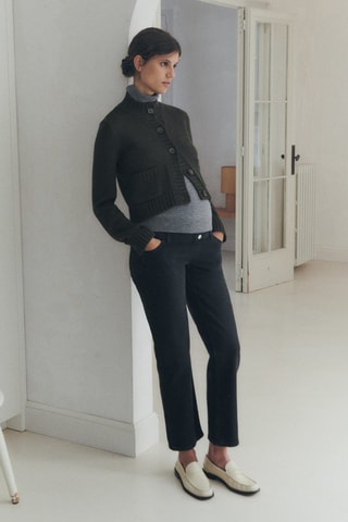 Jean de grossesse flare - Noir