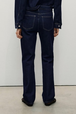 Jean Matilda droit rinse wash - Bleu