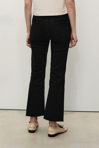 Jean Sienna flare crop - Noir