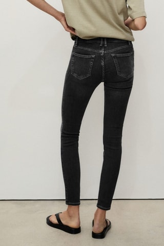 Jean skinny taille normale - Gris