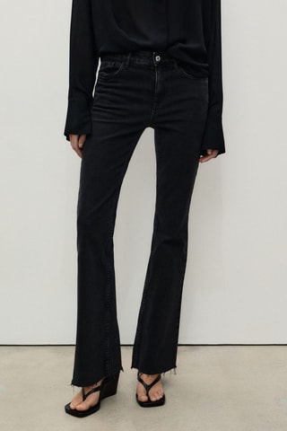 Jean Fiona flare taille normale - Noir