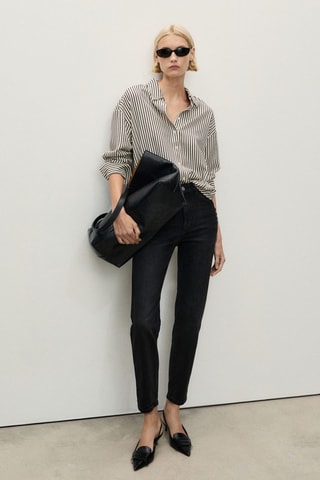 Jean Newmom confort taille haute - Noir