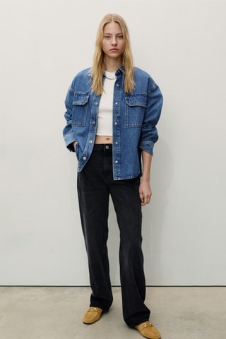 Jean Miami droit taille normale - Noir