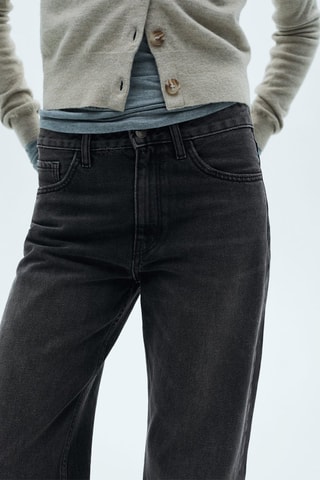 Jean droit taille normale - Noir