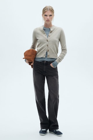 Jean droit taille normale - Noir