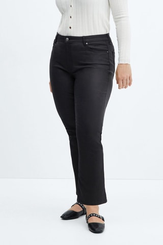 Jean Sienna flare crop - Noir