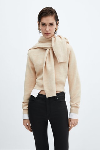 Jean Sienna flare crop - Noir