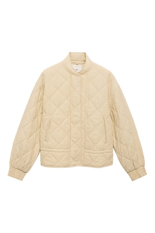 Veste bomber matelassée - Jaune