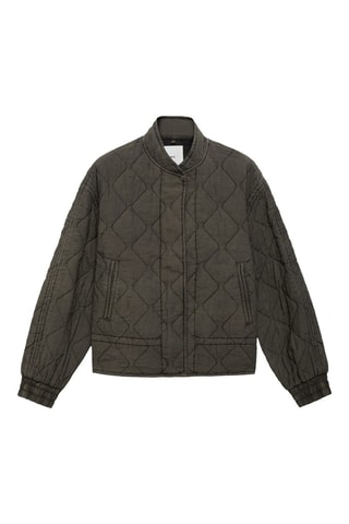 Veste bomber matelassée - Gris
