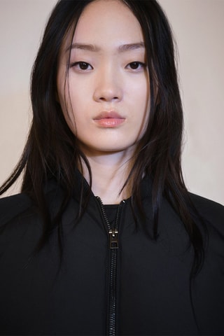 Veste bomber fermeture Éclair - Noir