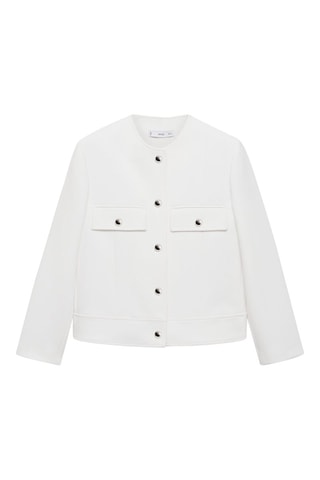 Veste poches boutons - Blanc