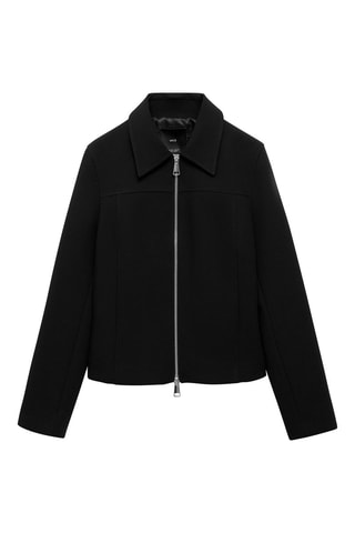 Veste double fermeture Éclair - Noir