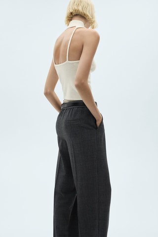 Top maille dos nu - Écru