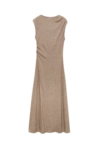 Robe midi - Marron