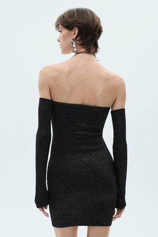 Robe bustier Lurex - Noir