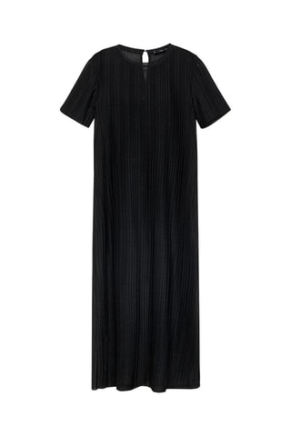 Robe plissée Lurex - Noir