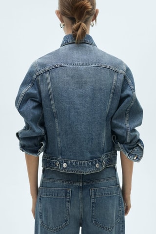 Blouson jean poches - Bleu