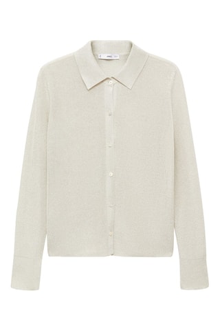 Chemise maille Lurex - Argenté