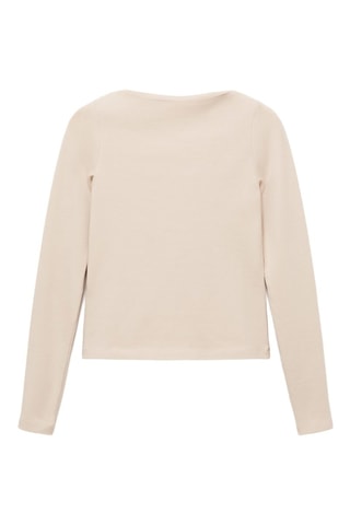 T-shirt slim - Gris clair