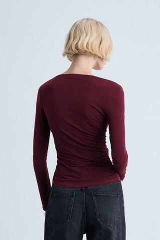 T-shirt - Lie-de-vin