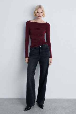 T-shirt - Lie-de-vin