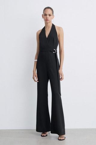 Combinaison ceinture emmanchures américaines - Noir