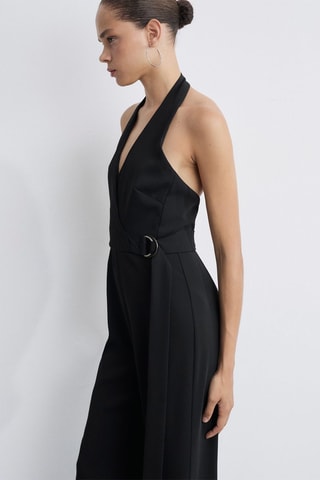 Combinaison ceinture emmanchures américaines - Noir