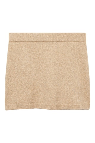 Minijupe maille - Marron