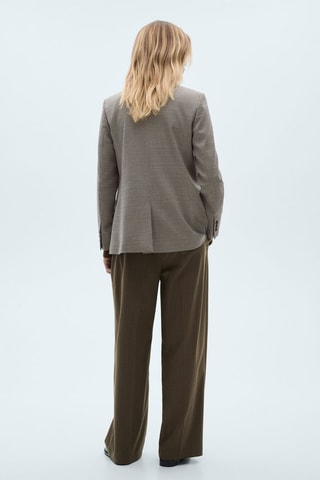 Blazer croisé double boutonnage - Marron