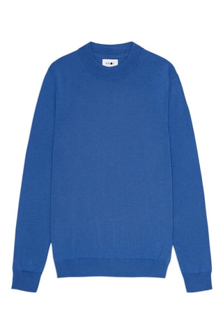 Maglia in lana merino Martin - Blu elettrico