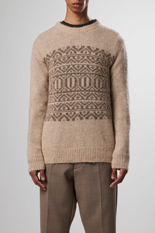 Maglia in alpaca Jason - Beige