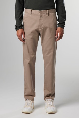 Pantalón chino regular fit de algodón orgánico Theo - Beige