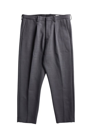 Pantalón de lana virgen Bill - Gris oscuro